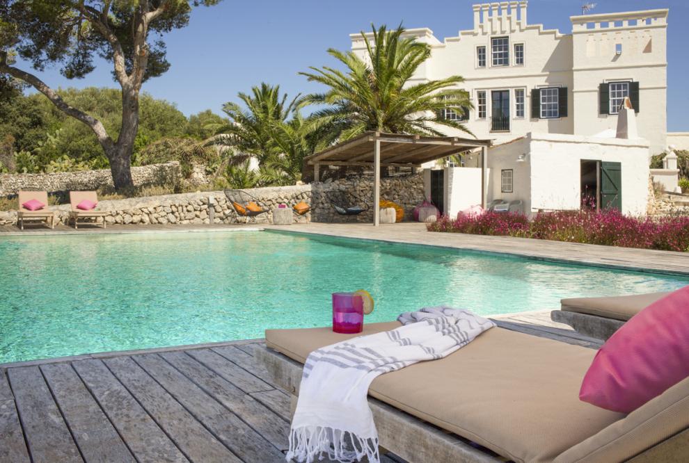 Luxury retreat with sea views in Menorca is an ideal holiday villa