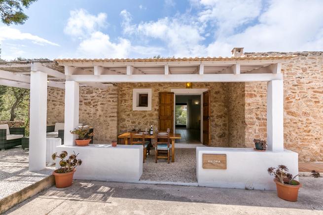 Casa Piedra is a homely country home in formentera, Spain