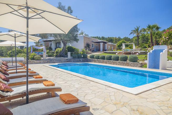 Fantastic Holiday Villa with private pool in Santa Eulalia Des Riu, Ibiza, Spain