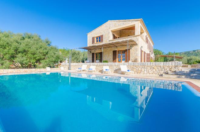Typical Mallorcan house with private pool in the rural setting of Son Carrió, Sant Llorenç des Cardassar, Mallorca