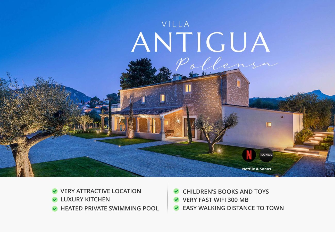 Villa Antigua is a Holiday Villa in Pollensa, Mallorca
