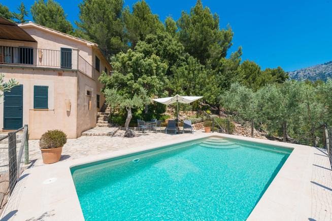 Wonderful mountain cottage with private pool in Soller, Mallorca, Spain