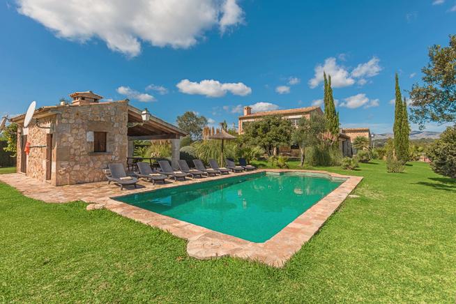 Traditional Mallorcan Villa Roya with stunning gardens and private swimming pool.