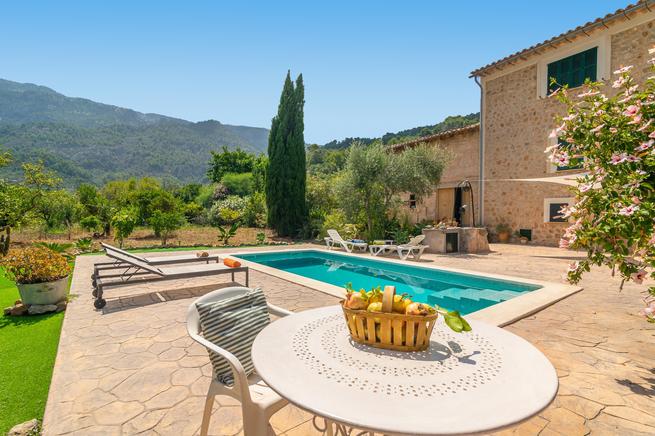 Excellent holiday villa amidst the woods and mountains in Sóller, Majorca