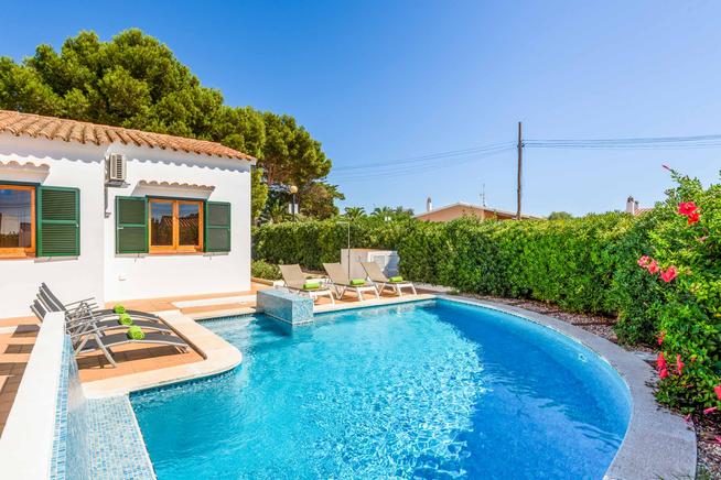 Menorcan villa is perfectly positioned near to the beach in Sant Lluis