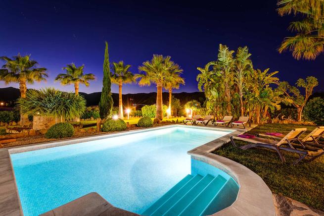 luxury villa rental countryside just behind the Llenaire area of Puerto Pollensa, Majorca