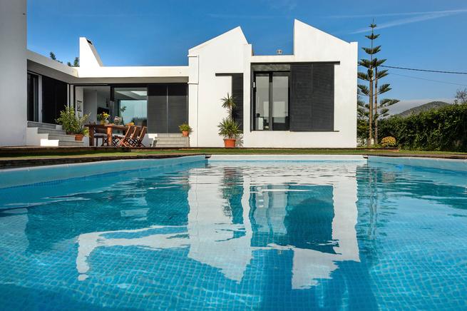 Luxurious Chic Villa with private pool in Sant Jordi de sea Salines, Ibiza, Spain