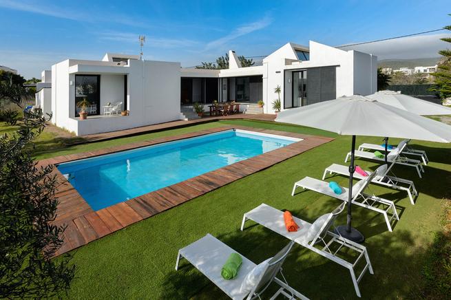 Luxurious Chic Villa with private pool in Sant Jordi de sea Salines, Ibiza, Spain