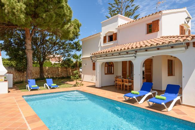 Charming villa in Cala en Blanes, Menorca