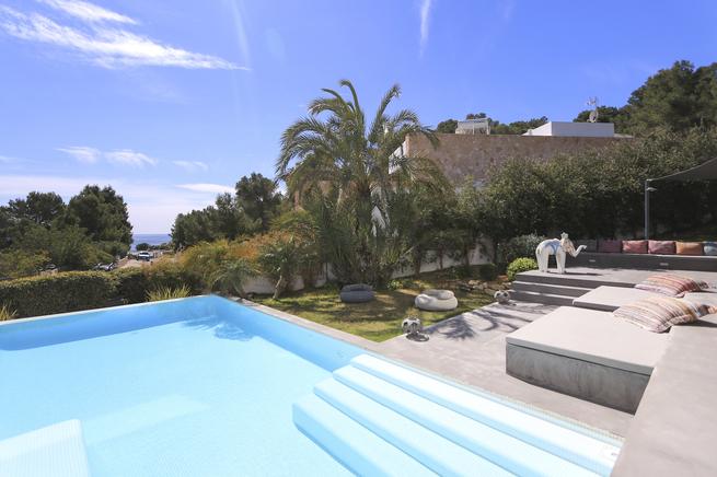 Luxury villa rental in Cap Martinet, near IbizaTwon, Spain