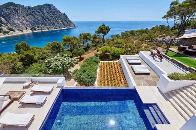 Amazing Sea Views is a waterfront luxury villa in Ibiza, Spain
