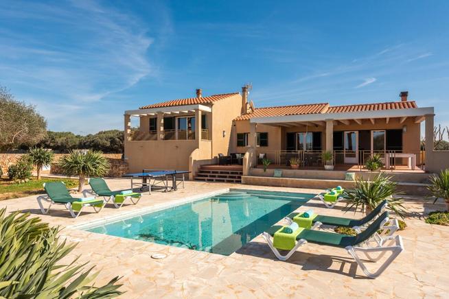 Holiday house fantastic retreats to rent in Cala Blanes, Menorca, Spain