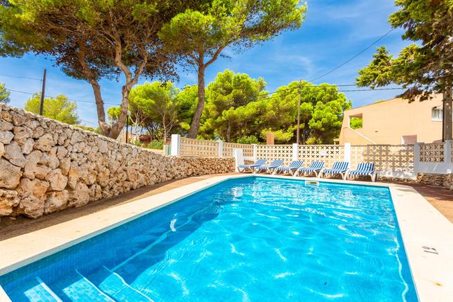 Staggering Holiday Villa with private pool in Punta Prima, Menorca, Spain