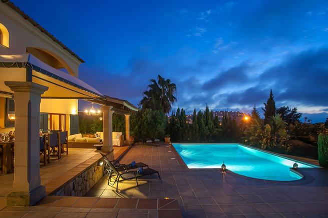 Holiday villa for rent for max. 8 peoplein Santa Ponsa, Majorca