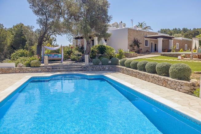 Fantastic Holiday Villa with private pool in Santa Eulalia Des Riu, Ibiza, Spain