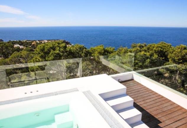 Newly built villa with excellent views in Ibiza, sa Talaia