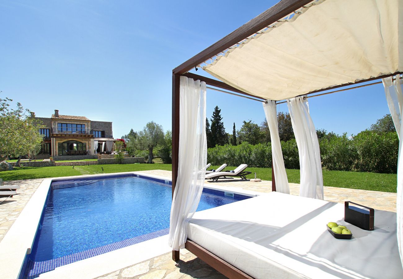 Olivo De La Roca is a phenomenal luxury villa with a private heated swimming pool in Pollensa, Mallorca