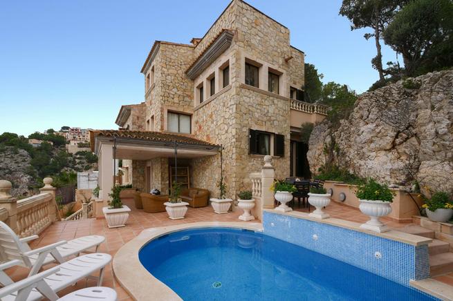 Puerto de Andratx holiday villa rental in Cala Llamp, Majorca