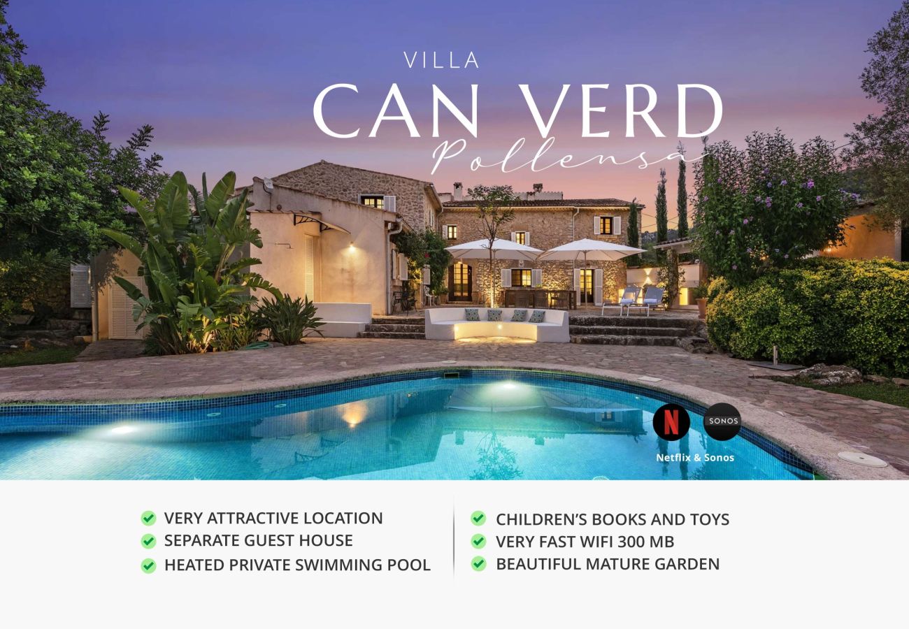 Can Verd is a Holiday Villa in Pollensa, Mallorca