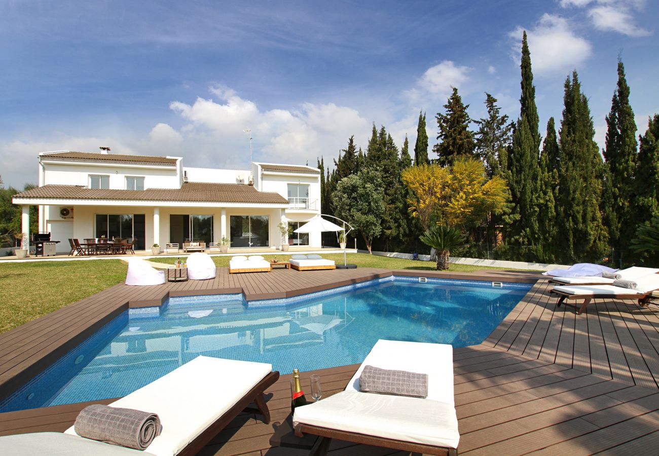 Modern Palmeras is a Holiday Villa in Pollensa, Mallorca